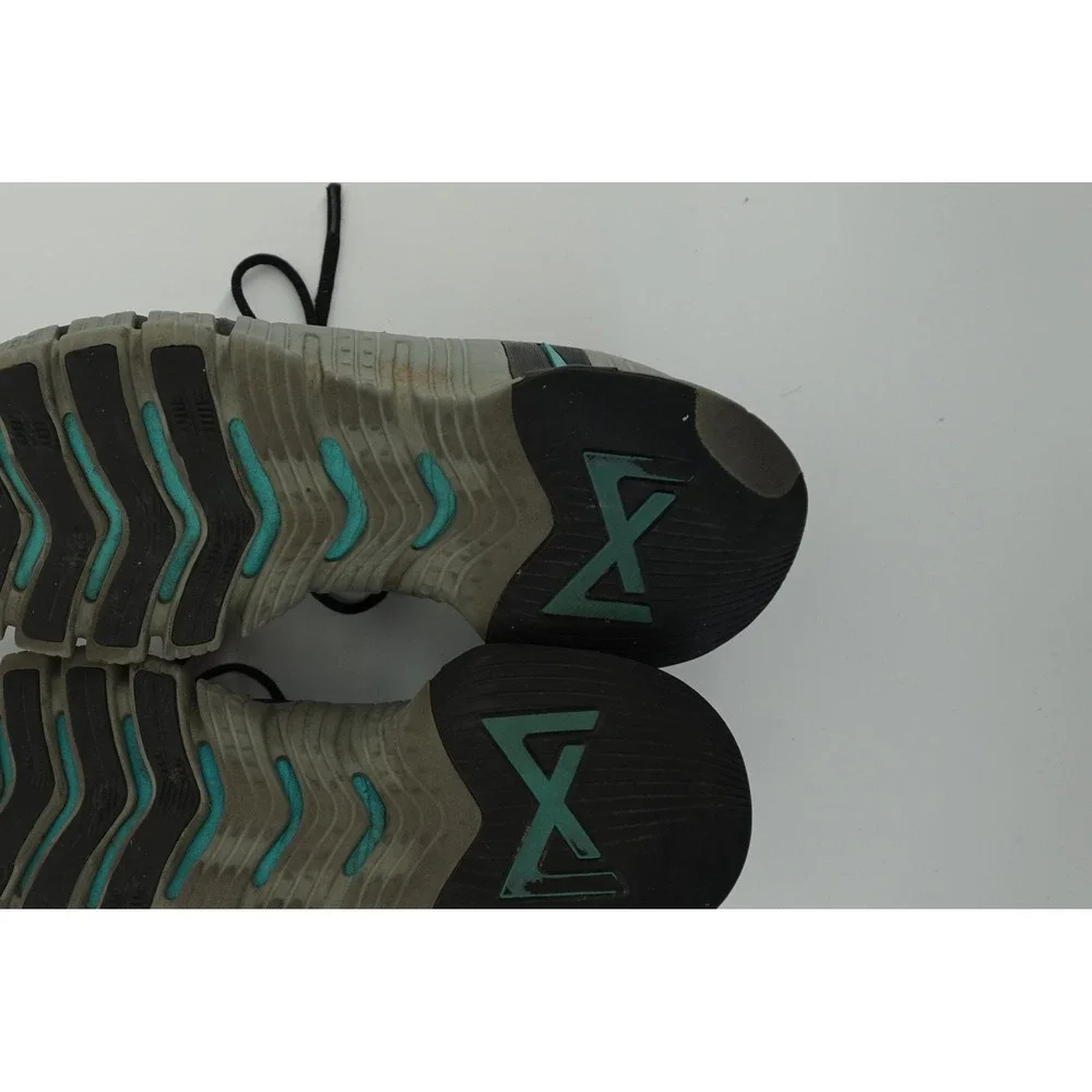 Nike‎ Free Metcon 4 Training Shoes HIIT Gym Sneakers Black Teal Mens 10.5